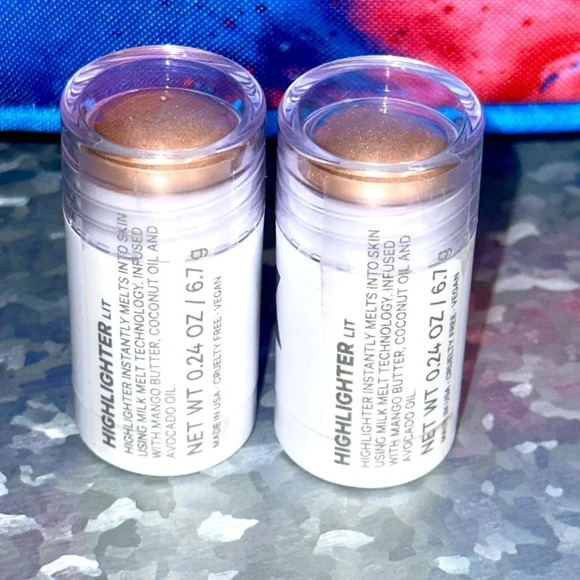 NWT Makeup Bundle 3 piece/Sealed MILK Makeup/Sephora HIGHLIGHTER LIT - Picture 4 of 9